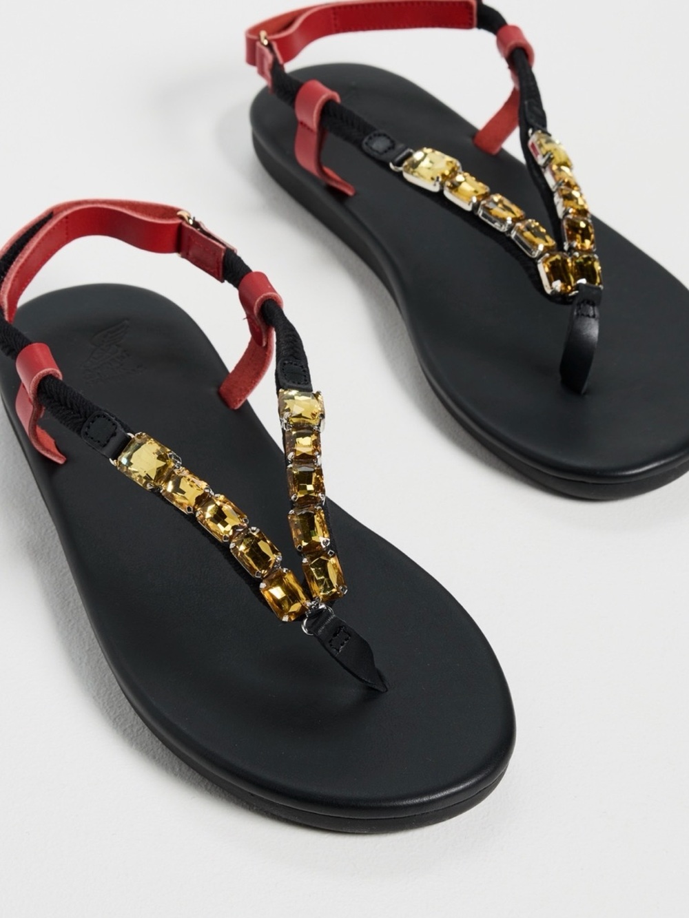 Ancient Greek Zoi Crystal Sandals. Great condition.Size 8 Original price $340.00